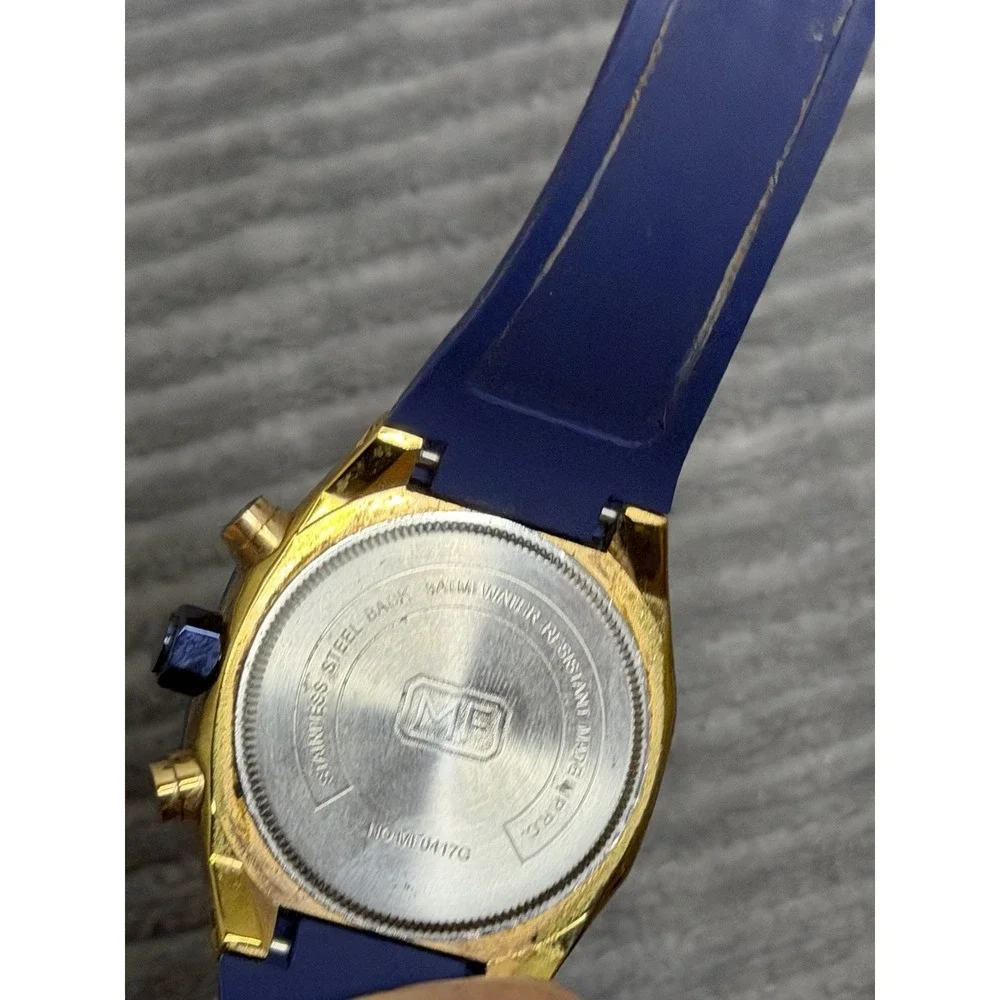 Men's Watch Octagon Wrist Watch Waterproof Luminous Calendar Silicon Band Watch